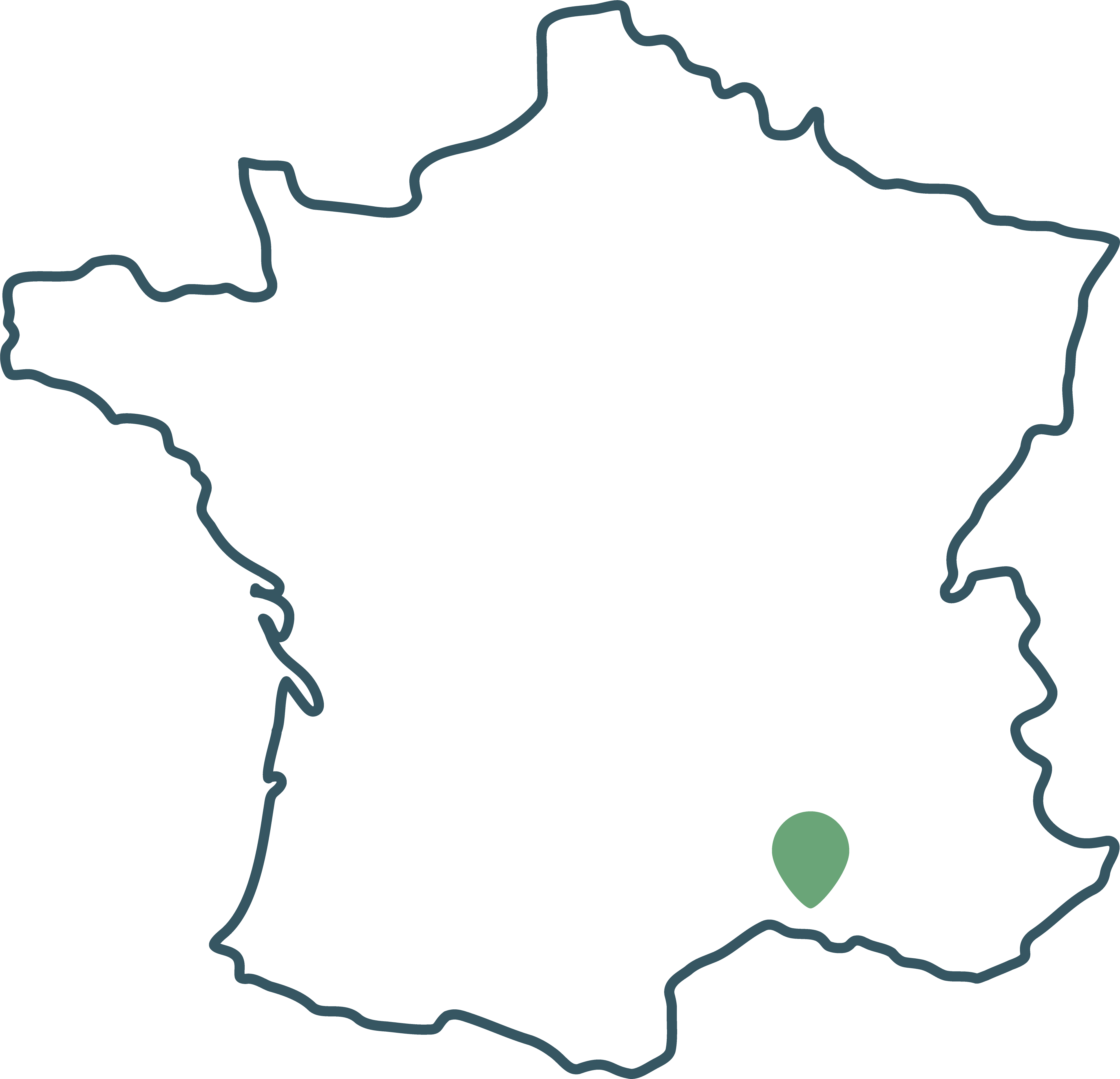 Carte de localisation Tarascon pour illustrer le programme de rénovation par Blue, promotion immobilière